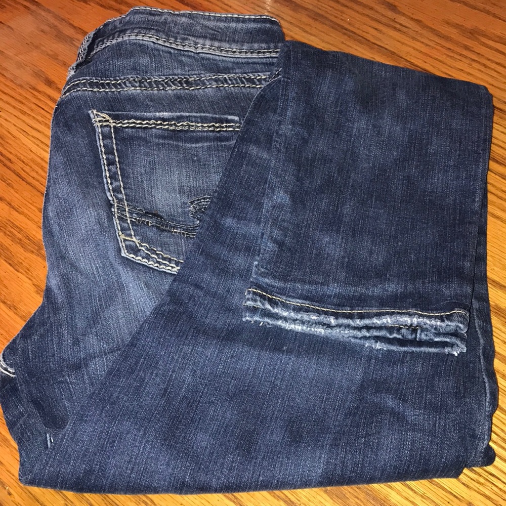 Silver Avery Skinny Jeans 28 x 29